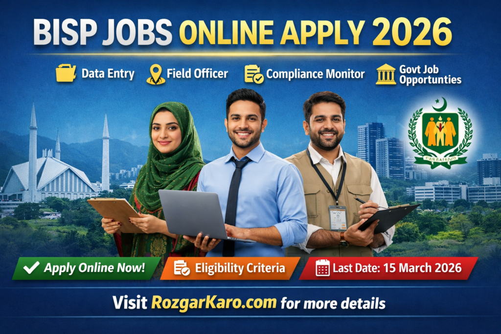 BISP Jobs Online Apply 2026 – BISP 8171 Recruitment – Online Registration