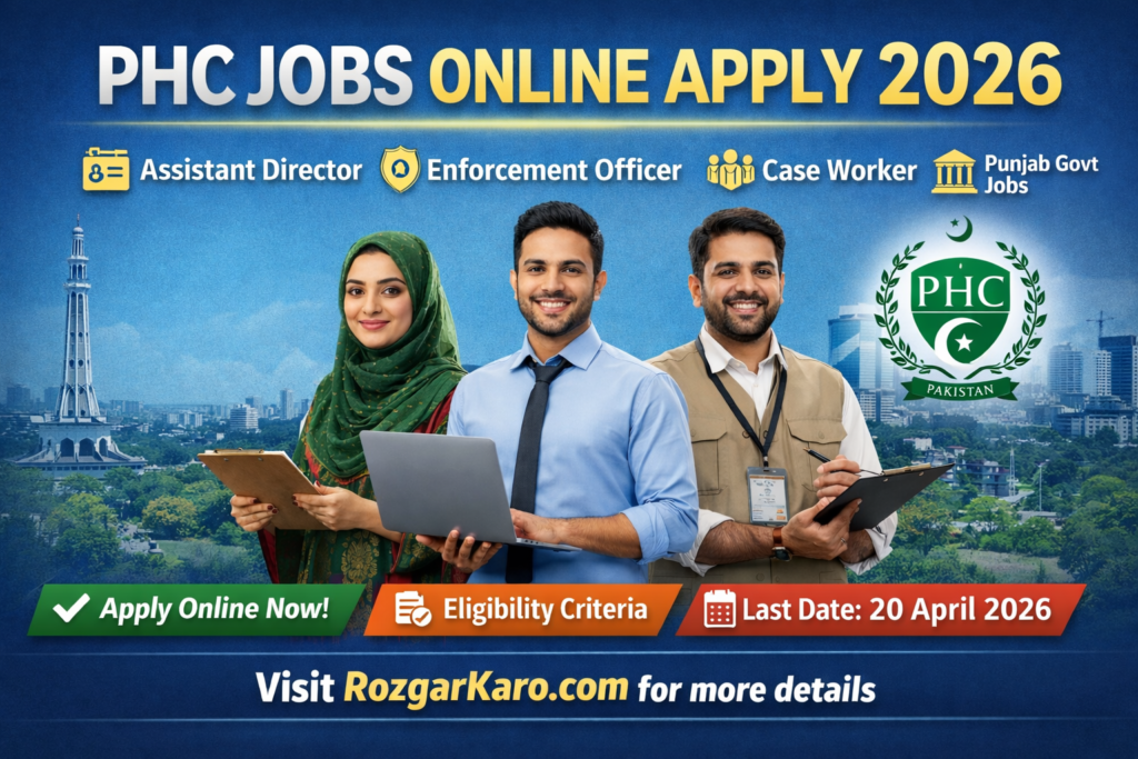 PHC Jobs 2026 Advertisement – Punjab Healthcare Commission Careers – Online Apply